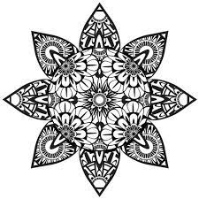 Ornamental round doodle flower isolated on white background. Coloring Page Zentangle Flower Printable Coloring Page Instant Download Psychedelic Fl Coloring Pages Mandala Coloring Pages Free Printable Coloring Pages