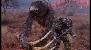 Fallout 76 Megasloth Video Game Art Game Art Horses