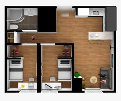 Also includes links to 50 1 bedroom, 2 bedroom, and studio apartment floor plans. 2 Bedroom 3d Floor Plan Hd Png Download Transparent Png Image Pngitem