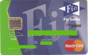 Je ryze českým subjektem s českými majiteli a své služby poskytuje na více než sedmdesáti. Bank Card Fio Banka Paypass Debit Fio Banka Czech Republic Col Cz Mc 0005 01