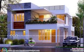 4 Bedroom Modern Flat Roof House Plan In 2020 Kerala House Design Unique House Design Flat Roof House