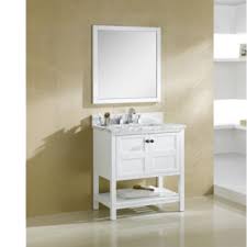 Complete with one cabinet, three draws, and two shelves, the design has an oak finish and is the mecca of all vanities for those who want their space. 30 In Open Shelf Bathroom Vanity Set Home Magic Llc