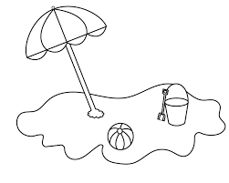 Beach Umbrella Coloring Pages Umbrella Coloring Page Coloring Pages Umbrella