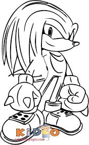 Sonic's design has changed enormously over the years, but sonic remains a character who has always kept his charisma. Knuckles Coloring Sheets Sonic The Hedgehog Kids Coloring Pages