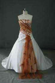Bridal bouquets in burnt orange and dusty blue. Orange And White Wedding Dress Off 75 Felasa Eu