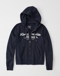 Shop the latest abercrombie and fitch clothing ranges in the uk for women, men and children here. Abercrombie Fitch Hoodie A F Logo Zip Up Hoodie Navy Women S Fashion Clothes Outerwear On Carousell