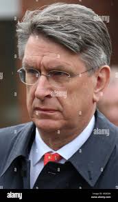 Malcolm Webb, Chief Executive of Oil & Gas UK at the funeral Scottish  National Party MSP Brian Adam, at the Church of Jesus Christ of Latter Day  Saints in Aberdeen Stock Photo -