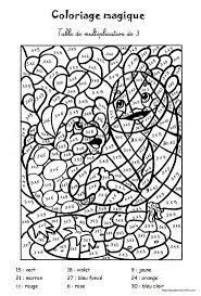 6eme primaire, fiches au format pdf, doc et rtf. Coloriages Magiques Les Tables