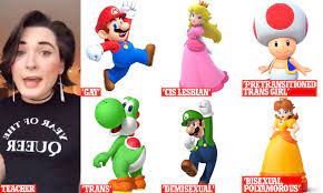 New York high school teacher tells students Nintendo character Mario is gay  while Yoshi is Trans | Daily Mail Online