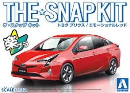 Looking at these images of toyota prius version of 1999 year it is hard to said that you do not want to have this car. Toyota Prius Emotional Red Model Car Hobbysearch Model Car Kit Store