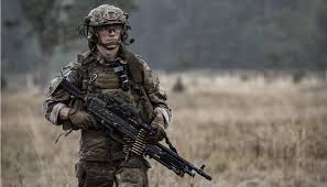 Soldier with rifle in the forest. Video Series About Secretive 75th Ranger Regiment