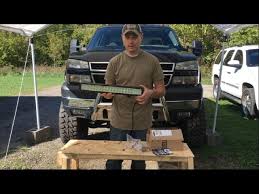 Nilight 20 Inch Light Bar Install Youtube