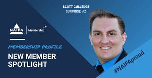 NAIFA WELCOMES NEW MEMBER SCOTT GULLEDGE