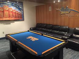 Custom Table And Cloth Installed In The Locker Room Of The Ucla Men S Basketball Team Pool Tables For Sale Coin Operated Pool Tables Pool Table