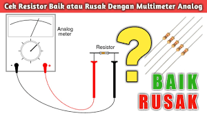 Putarlah selektor multimeter pada posisi. Cara Mengukur Cek Resistor Bagus Atau Rusak Dengan Multimeter Youtube