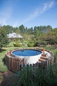 59 Awesome Small Pool Design Ideas On Your Backyard Pooldesigns Designideas Backyard Backyard Pool Landscaping Stock Tank Swimming Pool Pool Landscaping