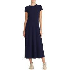 Polo Ralph Lauren Cashmere Midi Dress 45 165 Rub Liked On Polyvore Featuring Dresses Midi Clothes Design Casual Dresses For Women Midi Short Sleeve Dress