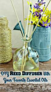 Essential oil reed diffuser ingredients ¼ cup fractionated coconut oil 15 drops favorite essential oils reed diffuser sticks note: Diy Reed Diffuser With Your Favorite Essential Oils Reuse Grow Enjoy