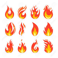 Create even more, even faster with storyblocks. Fire Icons Set Simple Illustration Of Fire In Flat Style Isolated On White Collection Of Hot Cartoon Light Effect Elements For Web Game Design App Vector Illustration Royalty Free Cliparts Vectors And