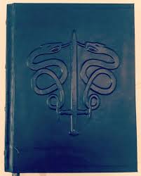 Today we're bookbinding a mystical leatherbound grimoire! New Book Of Shadows And Grimoire Cover Design Www Lapuliabookofshadows Com Book Of Shadows Grimoire Magic Spell Book