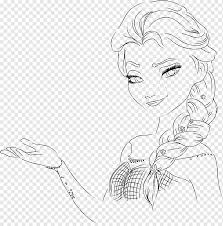 Discover many coloring pages inspired by frozen, to print and color for free. Elsa And Anna Elsa And Anna Olaf Coloring Book Princess Line Child Face Hand Png Pngwing