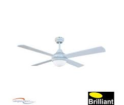 (3) — write a review. 52 Brilliant Tempo White Ceiling Fan With E27 Light And Remote Ceiling Fans Direct