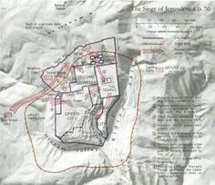 Map Of The Siege Of Jerusalem Jerusalem Jerusalem Map Ancient Jerusalem