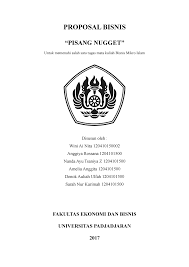 Agar lebih jelas mengenai topik ini, ada baiknya juga anda membaca 3 contoh bisnis plan lainnya serta presentasi usaha makanan di foodstartup indonesia. Pisang Nugget Proposal Proposal Bisnis Pisang Nugget Untuk Memenuhi Salah Satu Studocu