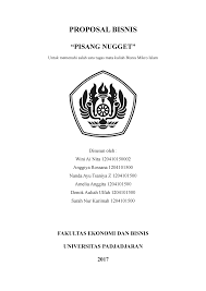 Dalam proposal ini kami hanya membahas mengenai kendala, sistem akuntansi, sistem pemasaran. Pisang Nugget Proposal Proposal Bisnis Pisang Nugget Untuk Memenuhi Salah Satu Studocu