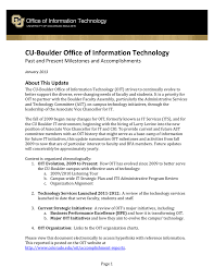Cu Boulder Office Of Information Technology Past And Present