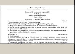 Simulare Bac 18 03 2019 Limba Romana Subiecte Si Bareme Edu Ro Uman Si Real Clasa A 12 A Si Clasa A 11 A Jitaruionelblog Pregatire Bac Si Evaluarea Nationala 2021 La Matematica Si Alte Materii