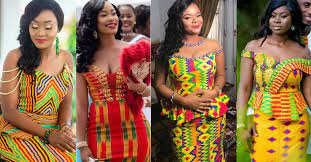 Son intérêt se trouve dans les messages que le pagne wax, véritable miroir social, véhicule ; Decouvrez Ci Dessous 10 Modeles De Tenues En Pagne Kita Ghana Ou Kente Arbores Par Des Mariees Ghaneennes Et Que Vou Pagne Kita Robe Pagne Model Robe En Pagne