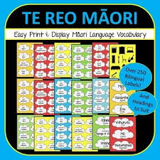 te reo maori word wall vocabulary 250 food by tea4teacher teachers pay teachers maori words word wall vocabulary