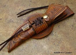 A scabbard is a sheath for holding a sword, knife, or other large blade.as well, rifles may be stored in a scabbard by horse riders. Pin On Lavish Leather