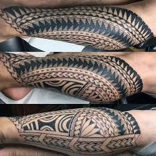 40 Polynesian Leg Tattoo Designs For Men Manly Tribal Ideas Bein Tatowierungen Polynesische Tattoos Frauen Polynesisches Tattoo