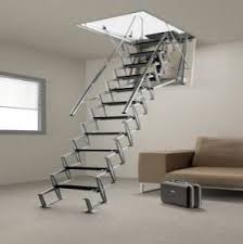 Curbside pickup · savings spotlights · everyday low prices China Electric Remote Aluminum Telescopic Loft Ladder With Handrail China Loft Ladder Loft Stairs