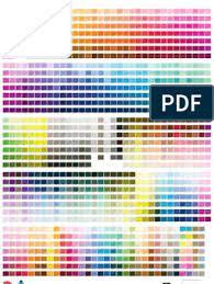 pantone color cmyk chart 722 c