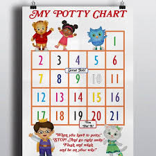 Daniel Tigers Neighborhood Potty Training Sticker Chart