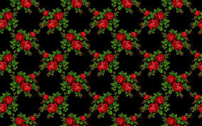 Pink rose flowers wallpaper, pastel, valentine's day, flowering plant. Hd Wallpaper Flowers Pattern Roses Wallpaper Flare