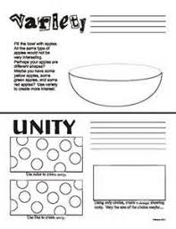 Principles Of Design Art Worksheet Bing Images Principles Of Art Art Worksheets Classroom Art Projects