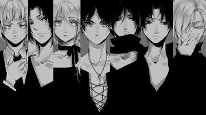 We have 72+ background pictures for you! Face Looking At Viewer Armin Arlert Ymir Renz Christa Eren Jeager Mikasa Ackerman Levi Ackerman Leonheart Annie Collage Anime Boys Anime Girls Monochrome 1920x1080 Wallpaper Wallhaven Cc
