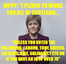 La disparition programmée des grandes surfaces ne doit pas être une fatalité. Anti Snp Memes On Twitter Nicola Sturgeon Pledges To Work For All Of Scotland