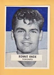 CS60648324 :: 1959 CFL WHEATIES FOOTBALL CARD RONNIE KNOX