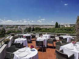 Breathtaking Views Of Rome From Underneath The Retractable Roof Of This Enchanting Restaurant Mediterranean Cuisine Enh Hotel Sofitel Hotel Hotels And Resorts