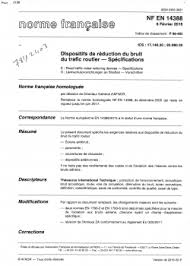 Avancee modele de lettre resiliation parabole reunion modele by jobss.pro. Norme Nf En 14388 Dispositifs De Reduction Du Bruit Du Trafic Routier Specification En Pret Au Cidb Recherche Mediatheque Ressources