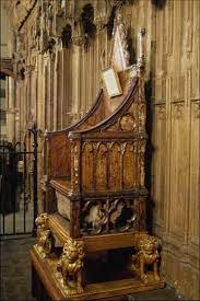 Reclaimed solid elm and beech church chapel chairs with bible shelves. Coronation Chair Paradox The Stone Of Scone Underneath Her Majesty The Queen Historical Events Stone Of Scone