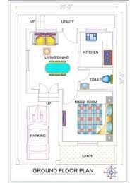 600sqft West Facing House Plan