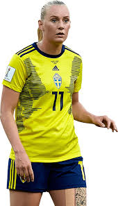 90'+5' second half ends, sweden 1, norway 0. Stina Blackstenius Football Render 55121 Footyrenders