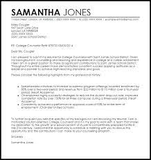 How to write a cover letter to a previous employer. College Counselor Cover Letter Sample Cover Letter Templates Examples