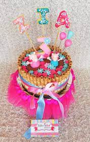 Peppa Pig Muddy Puddle Ice Cream Cake With Fondant Peppa And George Toppers And Chocolate Wafer Sticks Peppa Pig Cake Chocolate Wafers Paw Patrol Cake